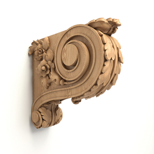 Ornate corbel with acanthus leaf neoclassic